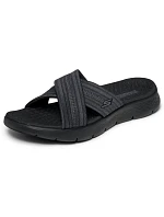 Dámské žabky Skechers GO WALK FLEX SANDAL IMPRESSED 141420 BKGY