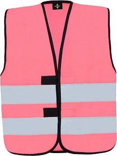 KW – Dětská bezpečnostní vesta neon pink model 22502603 - Korntex