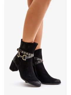 Boty na podpatku model 202648 Step in style