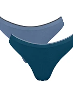 Dámská tanga GO Sense Tanga C2P - Blue - modrá M007 - SLOGGI