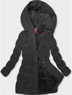 Černá zimní bunda s kapucí model 21246061 - LHD