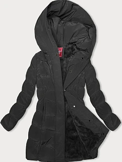 Zimní bunda s kapucí černá (2M-023)