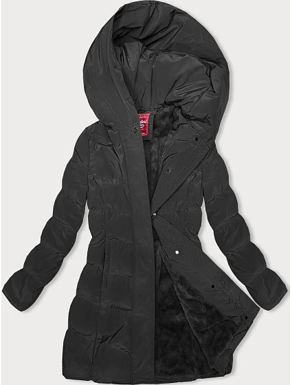 Zimní bunda s kapucí černá (2M-023) Zimní bunda s kapucí černá (2M-023)
