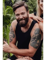 Pánský nátělník 00540A black - BRUBECK Pánský nátělník 00540A black - BRUBECK