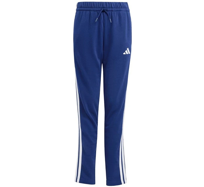 Dětské tepláky adidas Seasonal Essentials Tiberio 3-Stripes French Terry námořnická modrá JI6035 Dětské tepláky adidas Seasonal Essentials Tiberio 3-Stripes French Terry námořnická modrá JI6035