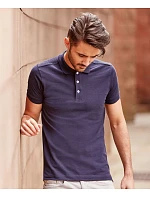 Pánské elastické piqué polo 10. azure blue model 22473915 - Russell Athletic Pánské elastické piqué polo 10. azure blue model 22473915 - Russell Athletic