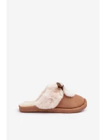 Dámské Pantofle S Kožíškem Camel Nartani