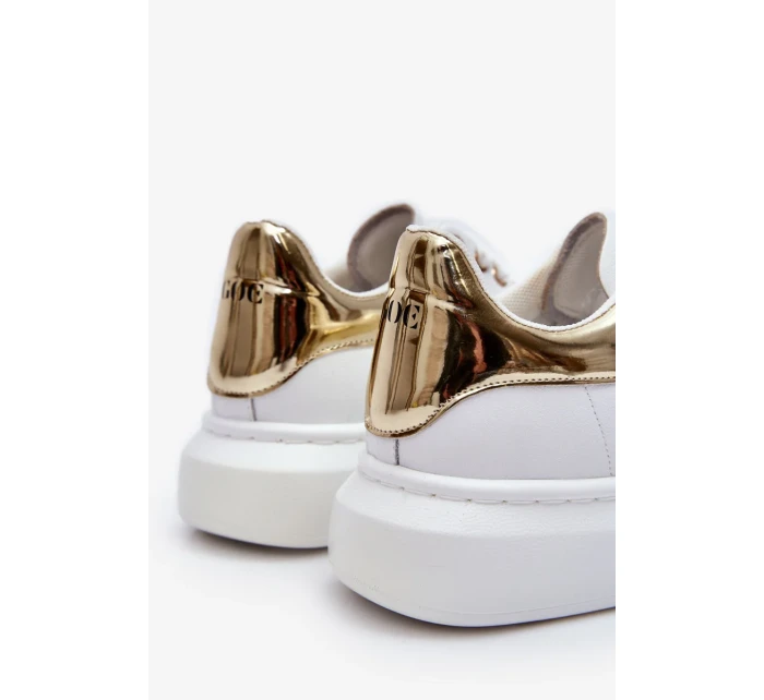 Dámská sportovní obuv GOE LL2N4011 Bílá a zlatá Dámská sportovní obuv GOE LL2N4011 Bílá a zlatá