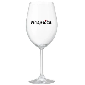 VÍNOPIČKA - priehľadný pohár na víno 350 ml VÍNOPIČKA - priehľadný pohár na víno 350 ml