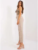 Dámské kalhoty D73760M61869O 001 Béžová - Sublevel