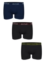 Pánské boxerky John Frank JF3BPB04 3PACK