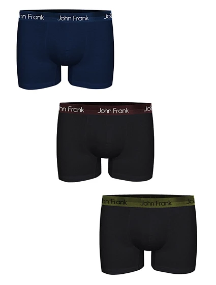 Pánské boxerky John Frank JF3BPB04 3PACK Pánské boxerky John Frank JF3BPB04 3PACK