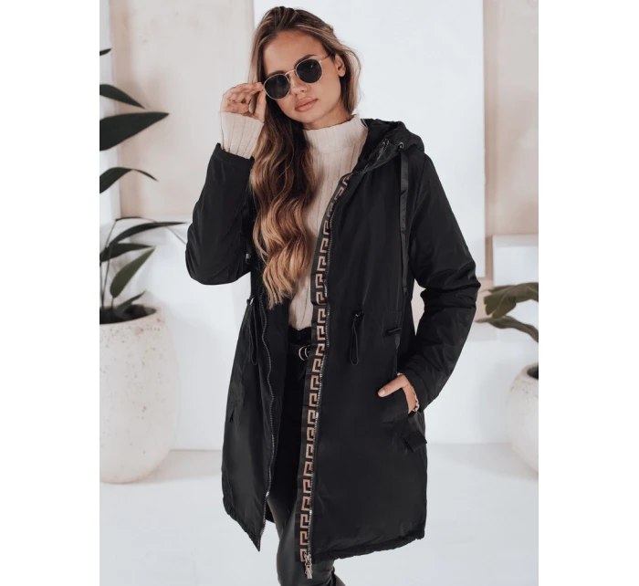 Dámská přechodová bunda parka VERONI černá FashionStreet TY3233