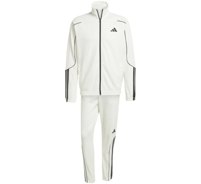Pánská tepláková souprava adidas 3-Stripes bílo-černá JX5527 Pánská tepláková souprava adidas 3-Stripes bílo-černá JX5527
