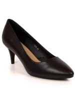 Černé lodičky na jehlovém podpatku W Sergio Leone