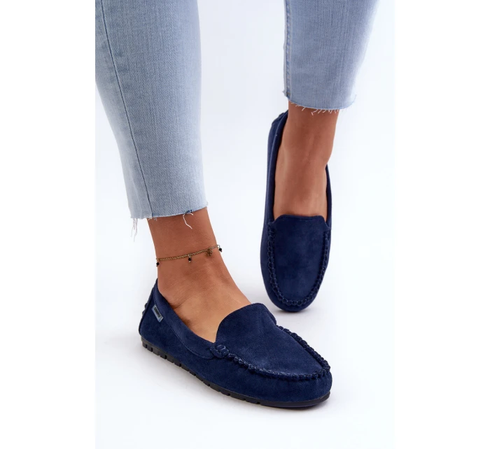 Dámské mokasíny z ekologického semiše černé Amrutia Dámské mokasíny z ekologického semiše černé Amrutia