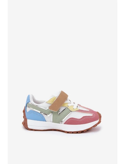Dětské sneakersy na suchý zip multikolor Tezzu Dětské sneakersy na suchý zip multikolor Tezzu