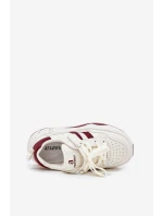 Dětské Tenisky Na Platformě Bežovo-Červené Grellio