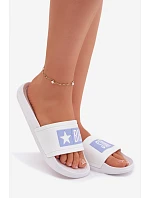 Dámské pantofle Big Star TT274A002 Bílomodré Dámské pantofle Big Star TT274A002 Bílomodré