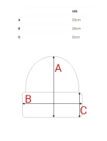 model 21479261 Žebrovaná čepice hnědá - Moe
