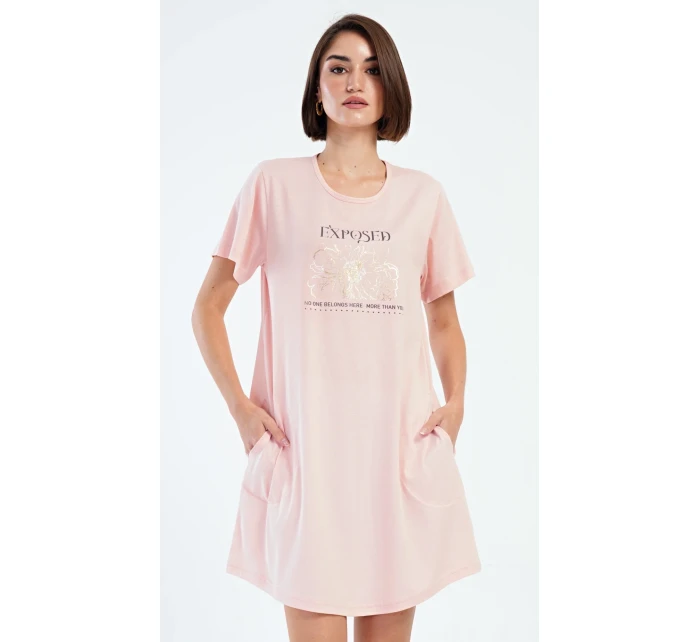 Dámské domácí šaty s krátkým rukávem Michaela