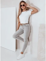 Dámské push up džíny šedé model 21992757 - Dstreet Dámské push up džíny šedé model 21992757 - Dstreet