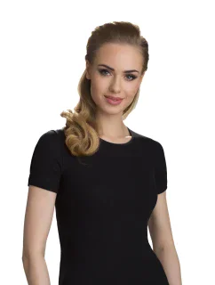 Dámské tričko model 18435675 Černé SXL - Eldar