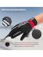 zimní cyklistické rukavice model 21850817 černé M - Rockbros