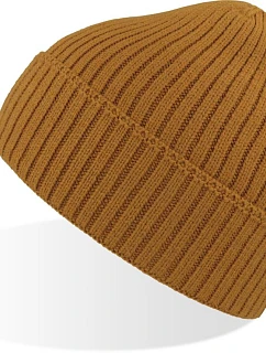 Pletená čepice "" mustard melange model 22479580 - Atlantis Headwear