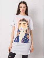 Tunika D12022O02382A světle šedá