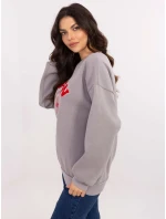 Mikina EM BL 617 model 20822440 šedá - FPrice Mikina EM BL 617 model 20822440 šedá - FPrice