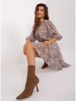 LK SK 509388 šaty.88 tmavě lila