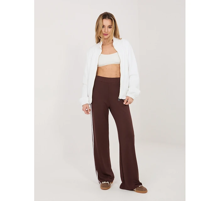 RV DR tepláky A1239.98 tmavě hnědé