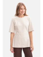 Pletený top s peplum model 21379926 - BeWear