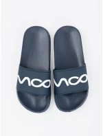 Originální tmavě modré nazouváky dámské na plochém podpatku Originální tmavě modré nazouváky dámské na plochém podpatku