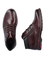 Kožené pohodlné zateplené boty M model 20539794 brown - Rieker