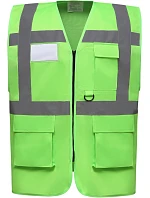 HVW 801 HiVis multifunkční vesta model 22502372 lime - Yoko