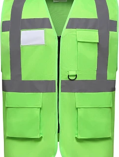 Yoko HVW 801 Hi-Vis multifunkční vesta 79.W801 lime