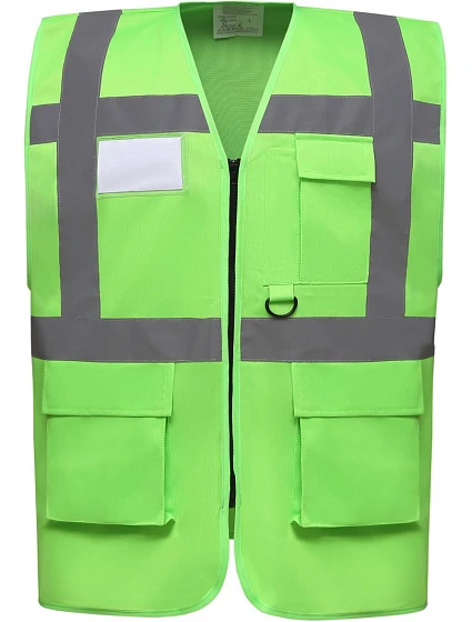 Yoko HVW 801 Hi-Vis multifunkční vesta 79.W801 lime