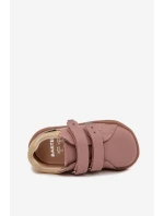 Dětské kožené polobotky Barefoot Růžové model 22031682 - Bartek S.A. Dětské kožené polobotky Barefoot Růžové model 22031682 - Bartek S.A.