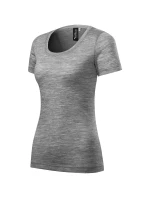 Merino Rise tričko dámské tmavě šedý melír Merino Rise tričko dámské tmavě šedý melír