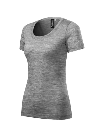 Merino Rise tričko dámské tmavě šedý melír Merino Rise tričko dámské tmavě šedý melír