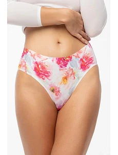 Kalhotky Peony Simple Classic bílo-červené - Julimex