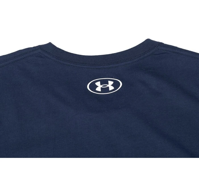 Pánské tričko 1382883 408 Tmavě modrá vzor - Under Armour
