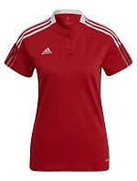 Dámské polo tričko Tiro 21 W GM7350 červené - Adidas