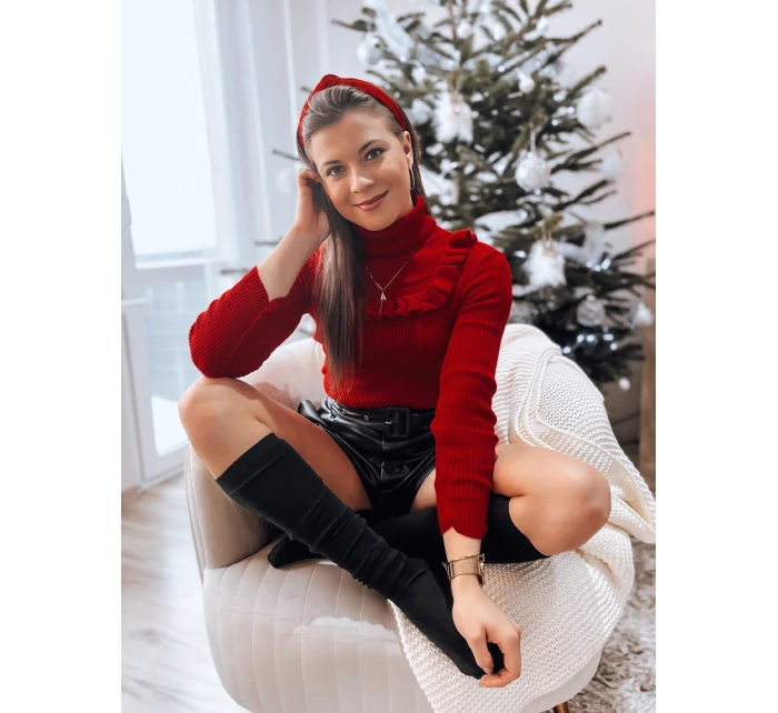 Dámský svetr NOAH červený FashionStreet MY1451