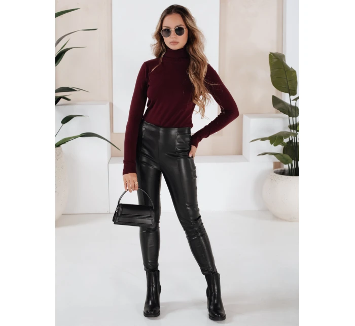 Dámské kožené legíny  black Dstreet model 21970526 - FashionStreet