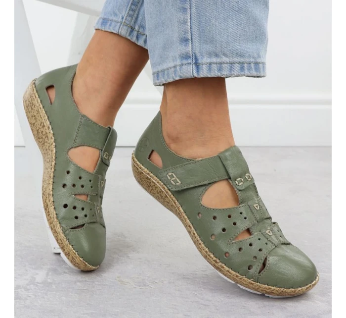 damskie na  zielone model 22033791 - Rieker