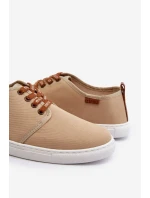 Pánské tenisky Big Star NN176001 Memory Foam System Beige Pánské tenisky Big Star NN176001 Memory Foam System Beige