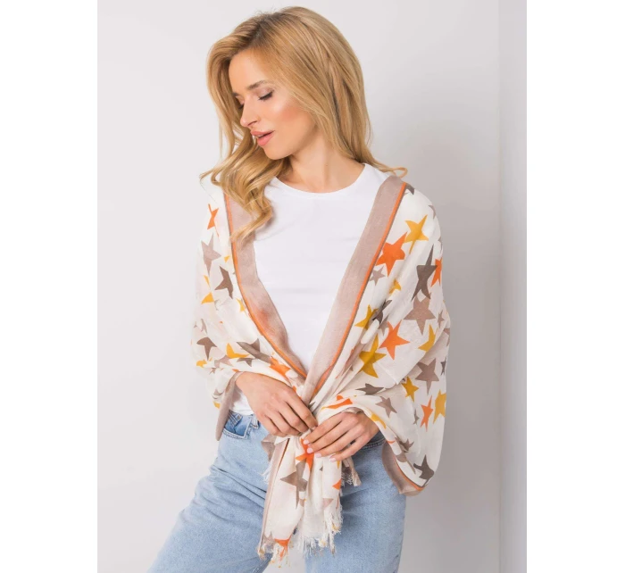 Šátek AT CH 1237 bílá béžová